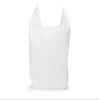 100 x White Patch Handle Carrier Bags (380mm x 450mm x 80mm) (Free P&P on all products) view 1
