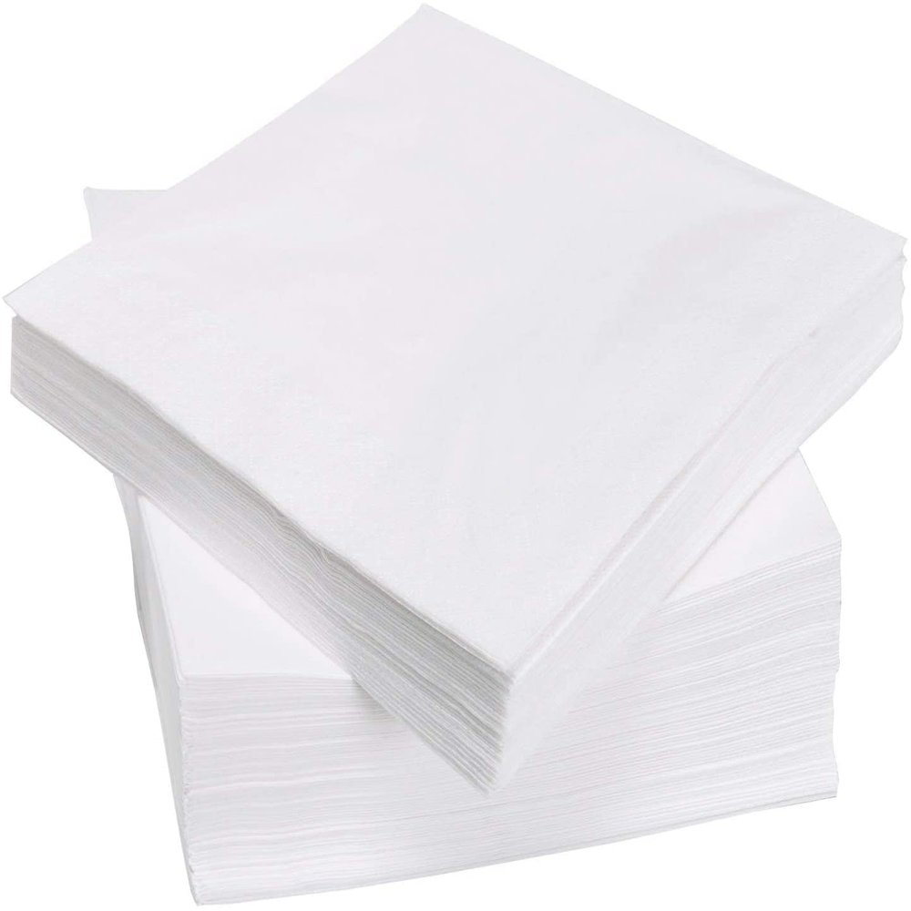 Napkins 5000 x WHITE 1ply (10x500) (30cm x 30cm) (free P&P on all products)