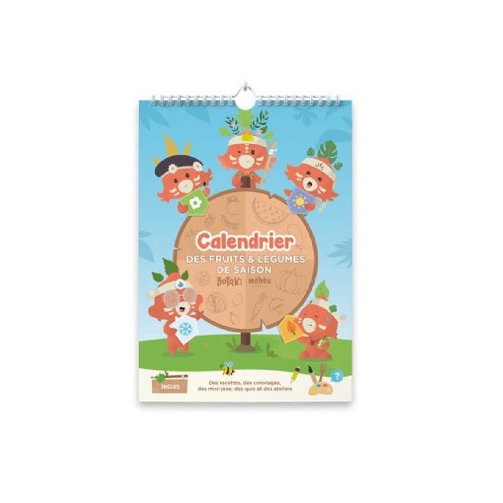 Botaki - Le calendrier perptuel des fruits et lgumes de saison: Le calendrier qui donne envie de bien manger !