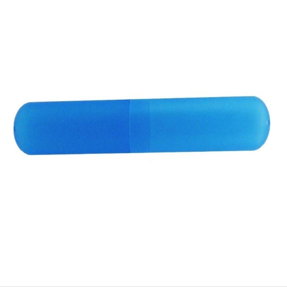Blue Travel Toothbrush Holder Case (Blue)