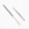 Classic High Quality Set Of Professional Straight Tip Eye Brow Tweezer And Nail File view 2