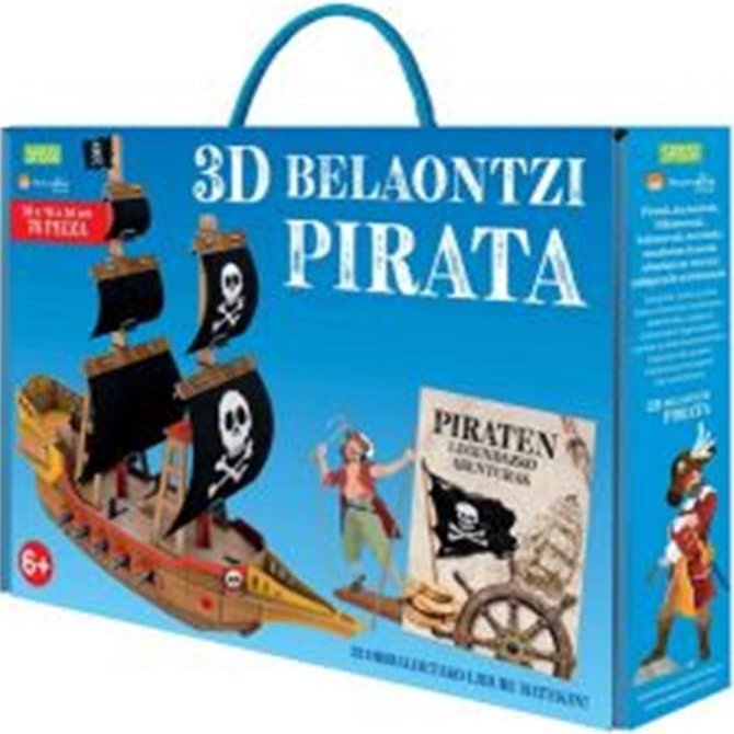 Belaontzi Pirata (3D Carton)