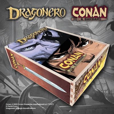 Dragonero-Conan il Barbaro. Box legno. Con mappa hyboriana e mappa dell'Erondr