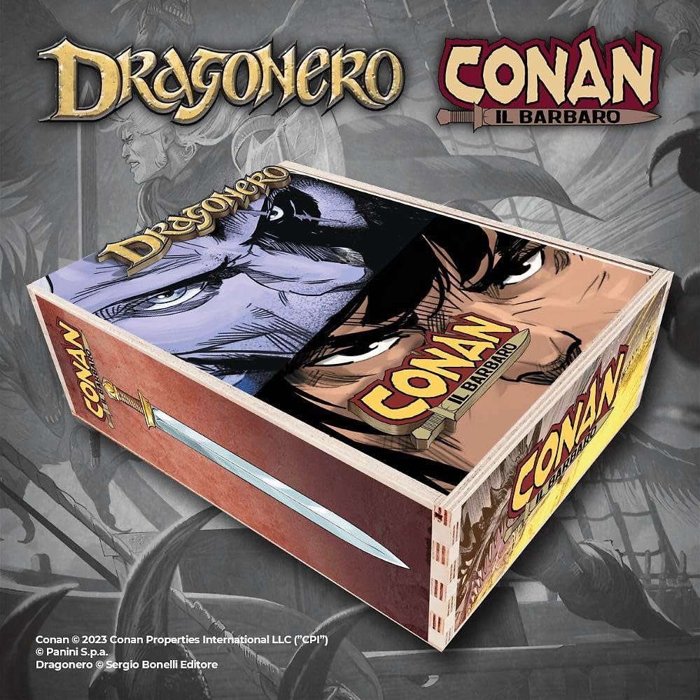 Dragonero-Conan il Barbaro. Box legno. Con mappa hyboriana e mappa dell'Erondr