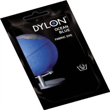 2 x Dylon Ocean Blue 50g Coloured Hand Wash Fabric Clothes Dye