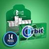 Wrigleys Orbit Spearmint Sugarfree Chewing Gum 14 Piece Pack Box Of 12 Packs view 4
