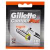Gillette Contour Plus Razor Blades Men, Pack of 10 Razor Blade Refills with Lubrastrip & Comfort System, 10 Count (Pack of 1) view 2