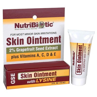 Skin Ointment, 2% Grapefruit Seed Extract with Lysine, .5 fl oz (15 ml)