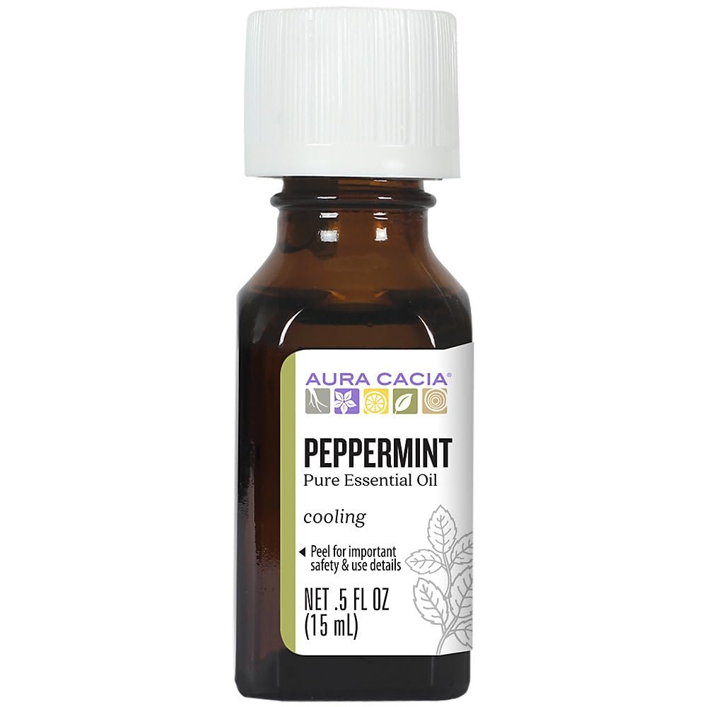 100% Pure Essential Oils, Peppermint, Cooling.5 fl oz (15 ml)