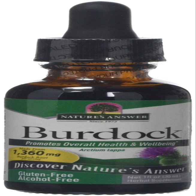 Nature's Answer - Burdock Root - 30ml - Natural Herbal Extract - Supports Healthy Skin & Detoxification - Promotes Overall Well-Being