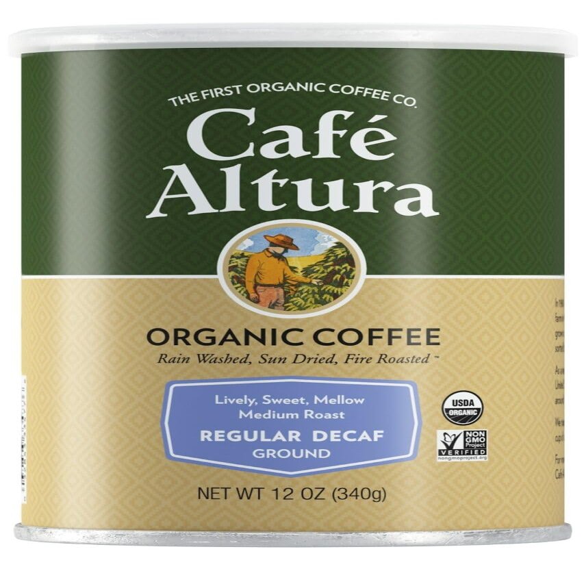 Regular Roast Decaf Ground Coffee By Cafe Altura - 12oz. by Cafe Altura