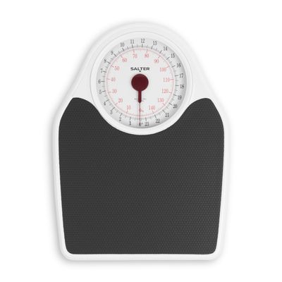 Salter Doctors Style Bathroom Scale Mechanical Bodyweight Scale, Easy Read Dial, Weigh Up To 150kg / 23 st 7 lb, Instant Readings, Non-Slip, Extra Large Platform, No Batteries Needed