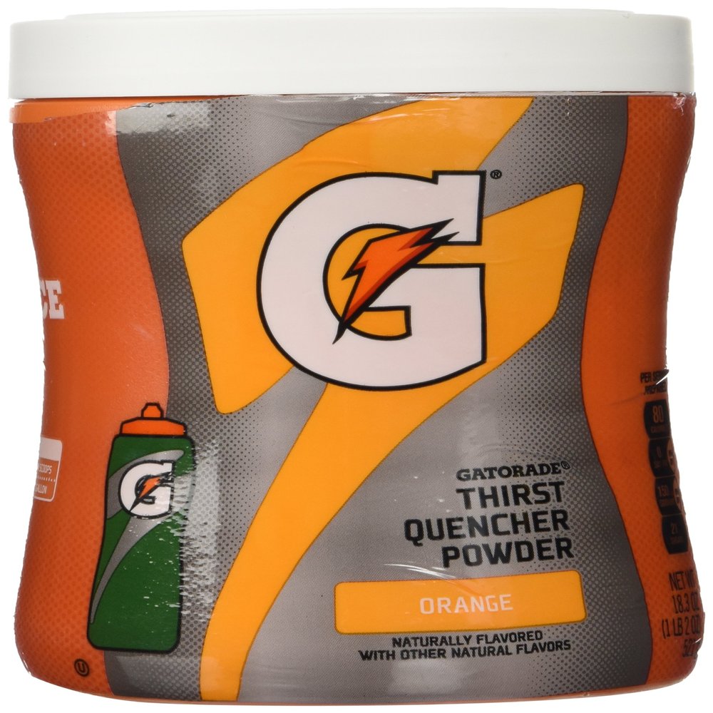 Gatorade Powder, Orange, 18.4-Ounce Canister (1 Canister)