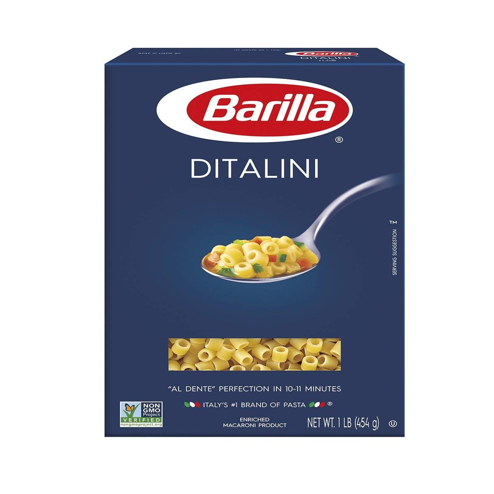 Barilla Ditalini Pasta - 16oz