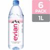 Evian Natural Spring Water, 1.0 Litre, 1000ml, 6-Count view 3
