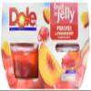 Dole Fruit in Jelly, Peach in Strawberry Jelly, 4 x 113g view 1