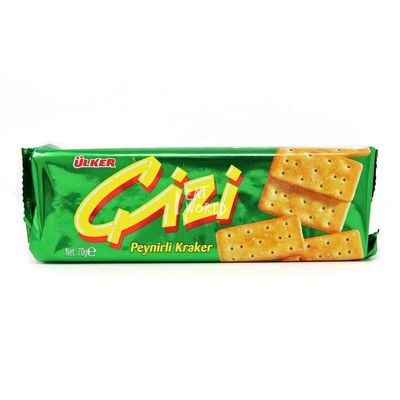 Ulker Cizi Cheese Crackers Tea Biscuits / Tea Crackers 24x63gr