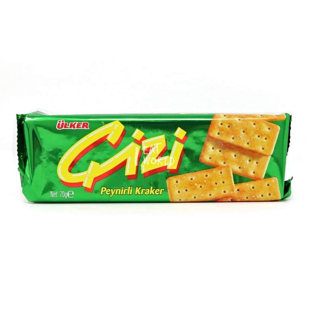 Ulker Cizi Cheese Crackers Tea Biscuits / Tea Crackers 24x63gr