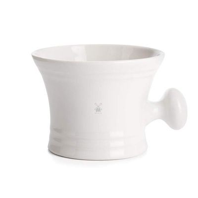 MHLE White Porcelain Shaving Bowl with Handle (RN4)