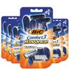 BIC Comfort 3 Advance Disposable Razor, Men, 4-Count (Pack of 6) view 1