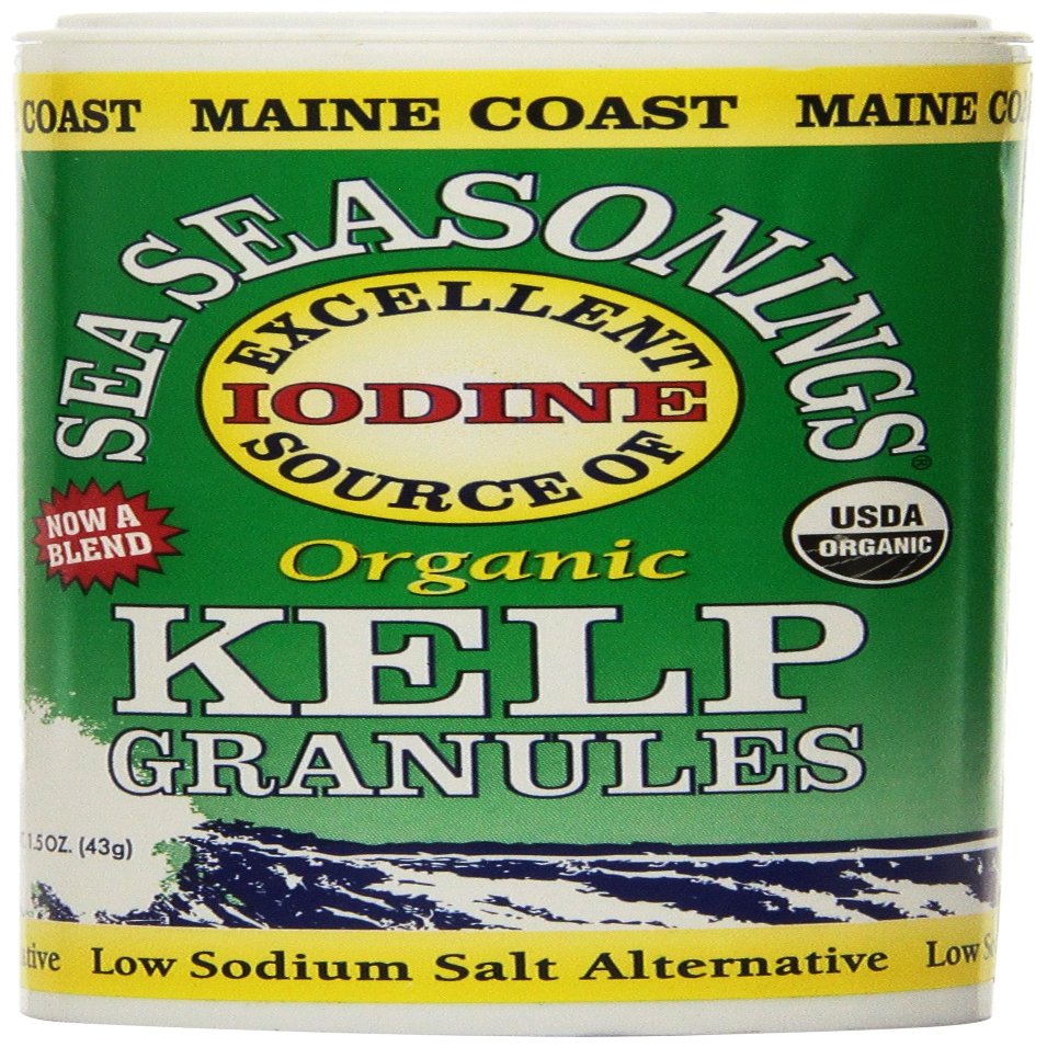 Kelp Granules Sea-Seasoning Shaker (Kelp Blend) | 1.5 oz tube | Organic Seaweed Seasoning | Maine Coast Sea Vegetables