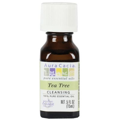 100% Pure Essential Oil, Tea Tree, .5 fl oz (15 ml) - Aura Cacia