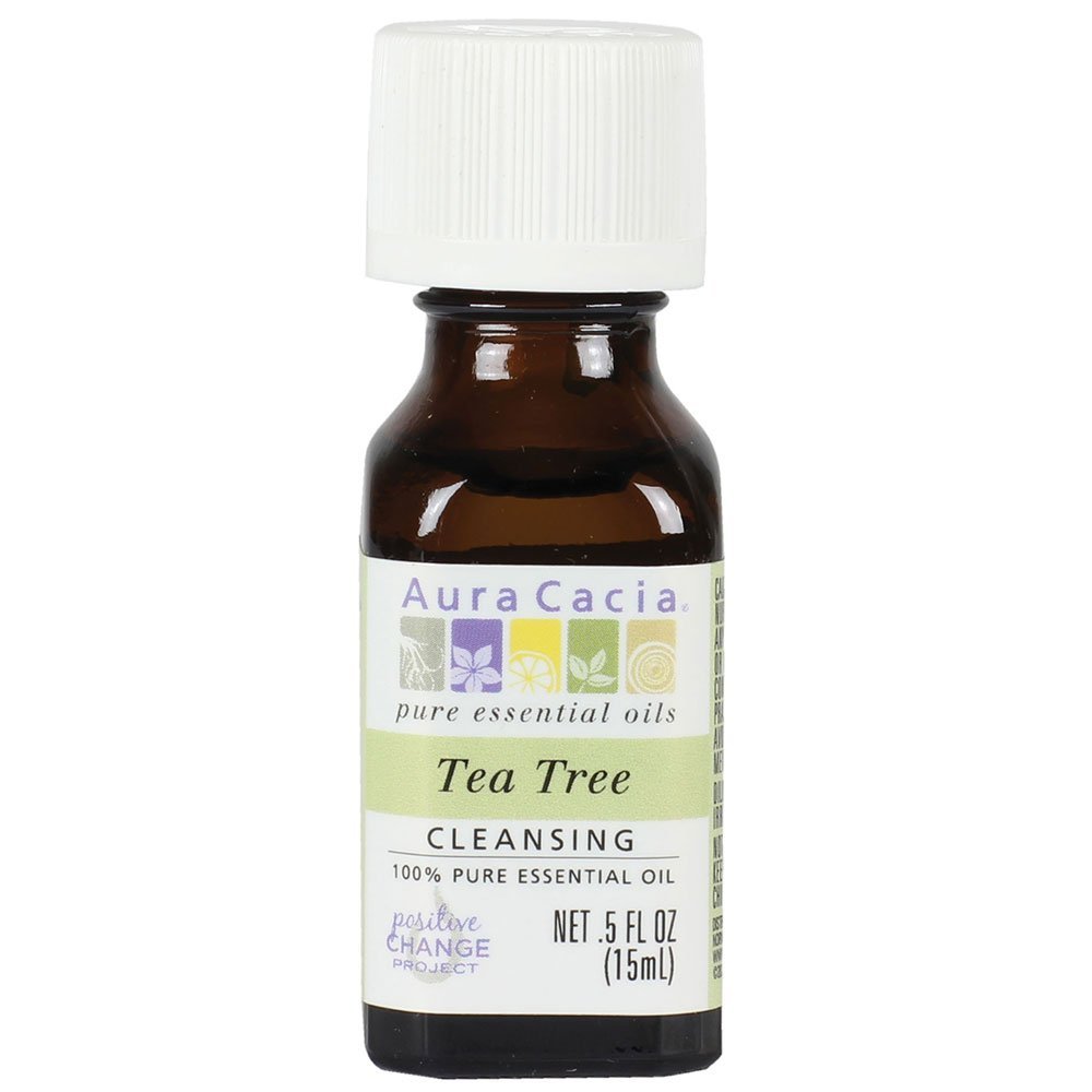 100% Pure Essential Oil, Tea Tree, .5 fl oz (15 ml) - Aura Cacia