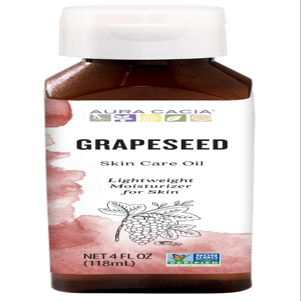 Aura Cacia, Natural Skin Care Oil, Grapeseed, 4 fl oz (118 ml)