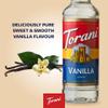 Torani Vanilla Coffee Syrup (750ml) - Pure Cane Sugar Syrup for Lattes, Iced Coffee & Hot Drinks - Classic Sweet Taste, Vegetarian-Friendly view 2