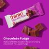 think! Protein Bars, High Protein Snacks, Gluten Free, Kosher Friendly, Chocolate Fudge, Nutrition Bars, 2.1 Oz per Bar, 10 Count (Packaging May Vary) view 2