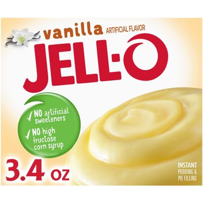 Jello Vanilla Dessert 96 g (Pack of 24)