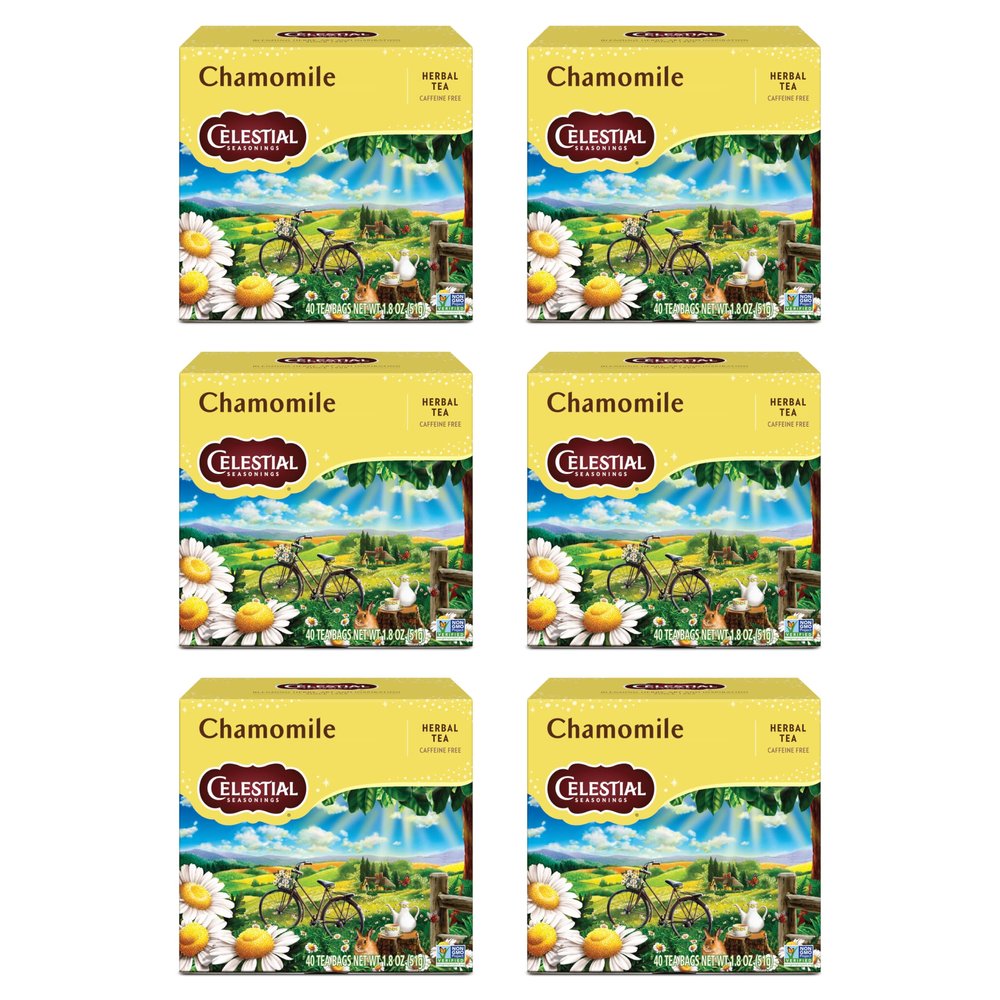 Celestial Seasonings Chamomile Tea, 40 Count (Pack of 6)