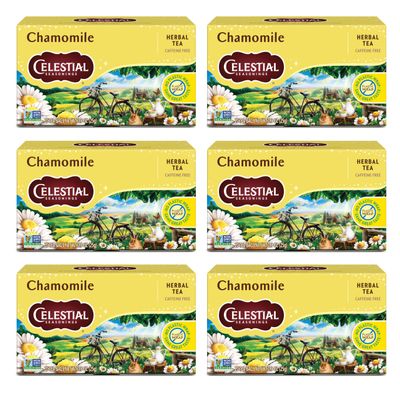 Celestial Seasonings Chamomile Tea, 20 Count (Pack of 6)