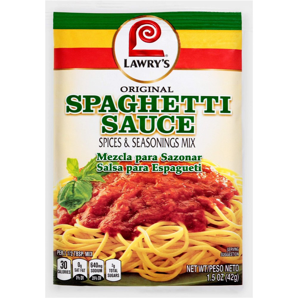 Lawry's Spaghetti Mix, 1.5 oz (Pack of 24)