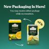 Ahmad Tea Lemon & Lime Fruit Black Tea | Black Tea - 6 x 20 Teabag Sachets view 2