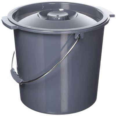 Replacement Commode bucket with Lid, 12 qt. / 2 gallon by Medline