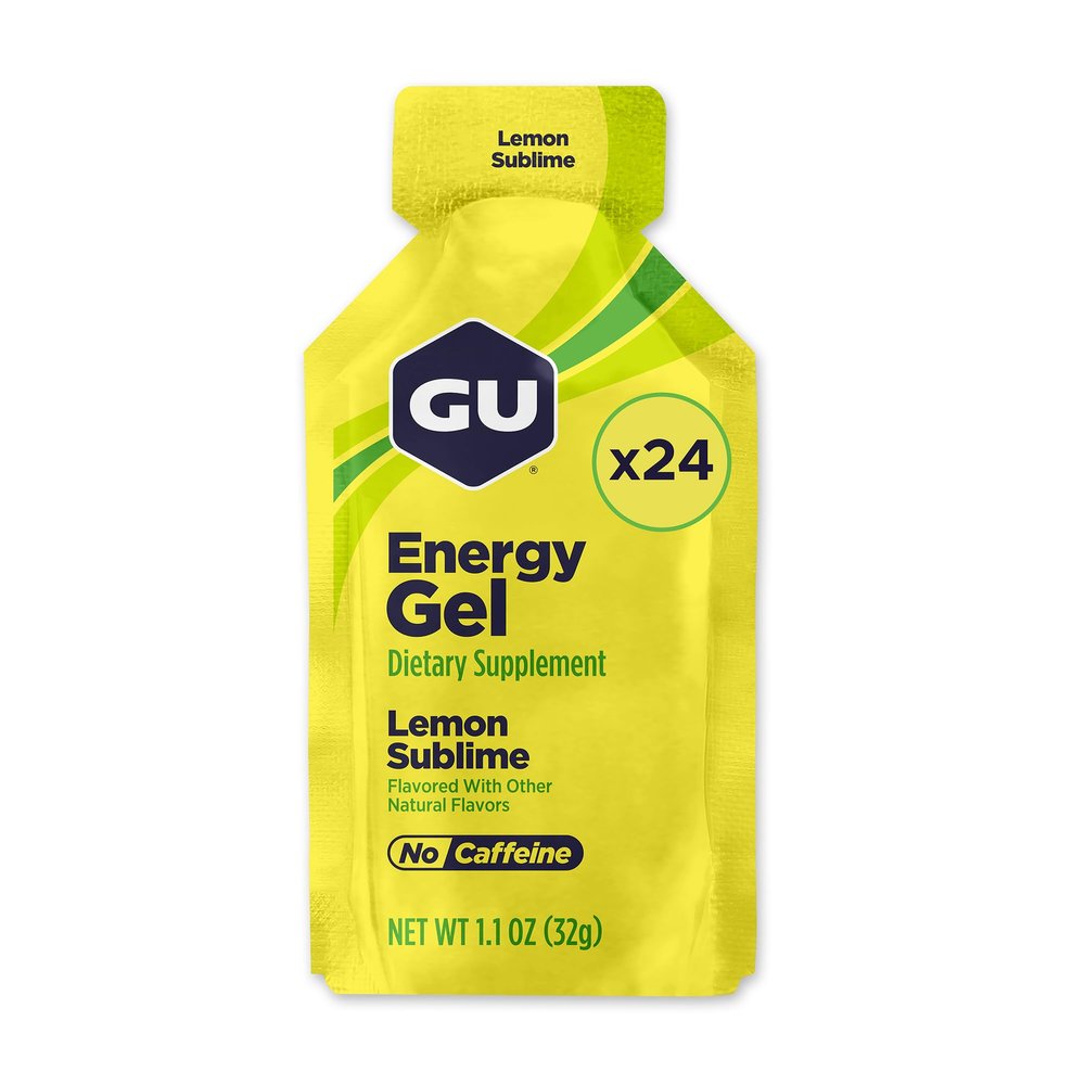 GU Lemon Sublime Flavour Energy Gels - Box of 24