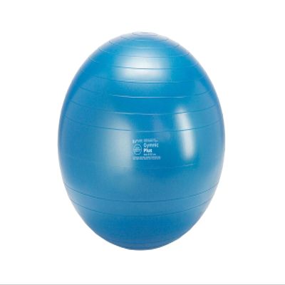 GYMNIC Plus Fit-Ball Ball  65 cm blue for physiotherapy, fitness and rehabilitation, ideal for postural exercises, dynamic sitting and functional training, for home and professional use