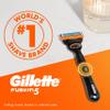 Gillette Fusion5 Power Razor Blades Men, Pack of 4 Razor Blade Refills with Precision Trimmer, 5 Anti-Friction Blades, Suitable for Mailbox view 2