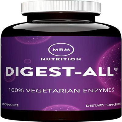 MRM Nutrition Digest-All | Digestive Enzymes | 100 Capsules | Supports Digestion & Nutrient Absorption | Lactase, Amylase & Lipase | Relieves Bloating & Gas | Gluten-Free | GMP Certified