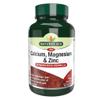 Natures Aid Calcium Magnesium Zinc - Supports Bones Teeth Muscle Function & Immunity - High Potency Natural Immune Health Supplement - Vegan, Non-GMO, Gluten-Free - 90 Tablets view 1