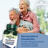 Natures Aid Glucosamine Sulphate 500mg & Chondroitin 400mg - High Potency Joint Supplement - Supports Mobility, Flexibility, Cartilage & Collagen Health - Gluten-Free, Non-GMO - 90 Capsules view 2