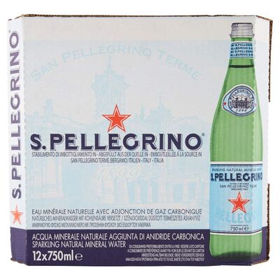 Natural Mineral Water in Glass 12 X 75 CL