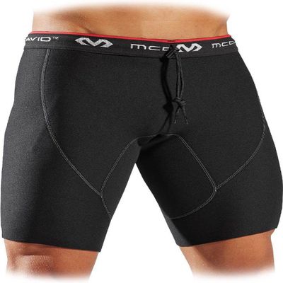 McDavid 479 Neoprene Compression Shorts for Anti-Chafe Support, Comfort, Injury Prevention and More  Thighs, HIPS, Hamstrings, Glutes, Quad, and Groin (One Pair) Black