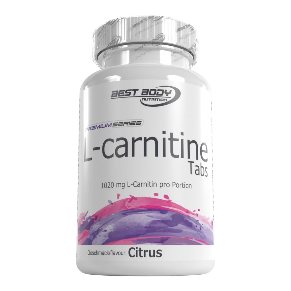 Best Body Nutrition Fatburner L-Carnitine Tabs - Pack of 60, Citrus