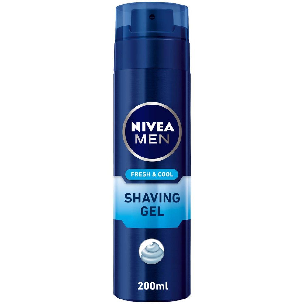 Nivea For Men Shave Gel Cool Kick, 200 ml