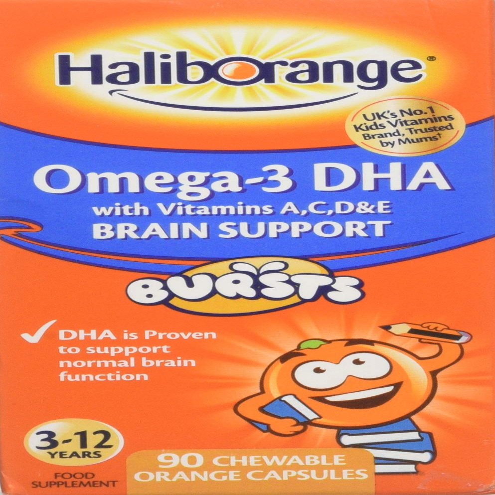 Haliborange Kids Omega-3 Chewy Orange, 90 Count, 100 grams