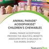 NaturesPlus Animal Parade Acidophikidz - Childrens Chewable Vegan Probiotic, Natural Mixed Berry Flavour - Vegan, Gluten Free - 90 Tablets view 4
