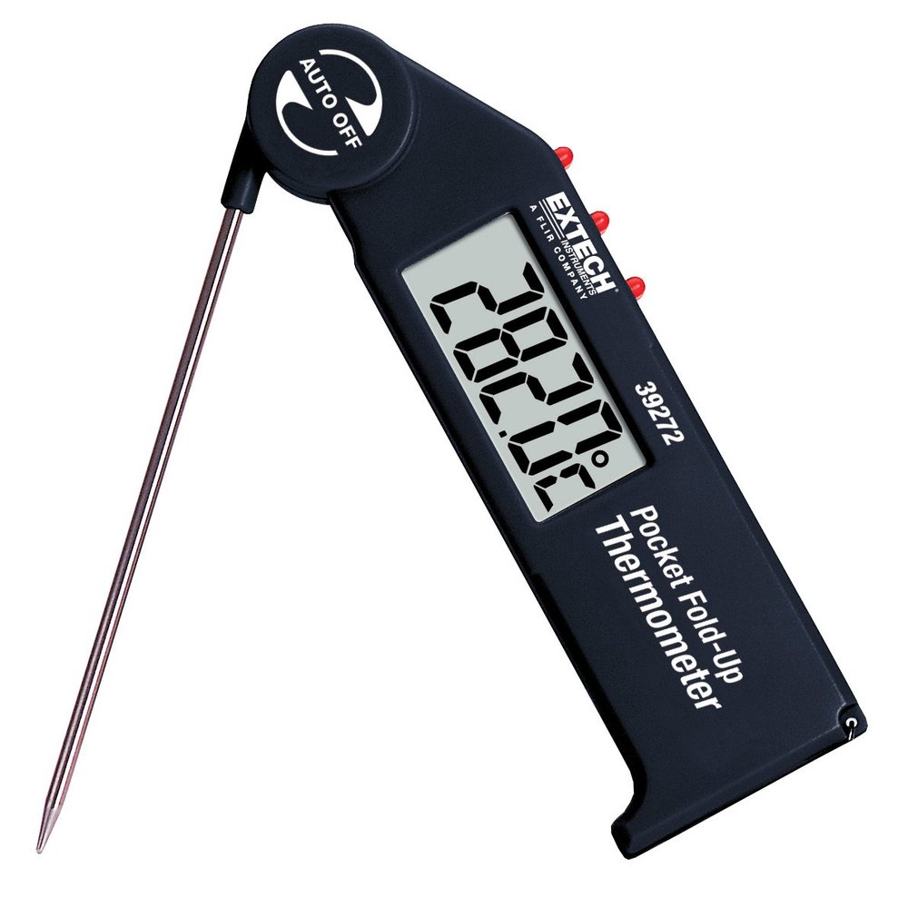 Extech EXT39272 Pocket Fold-Up Thermometer With Probe