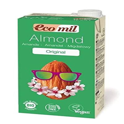 ECOMIL Organic Almond Drink + Agave 1ltr (Pack of 6)